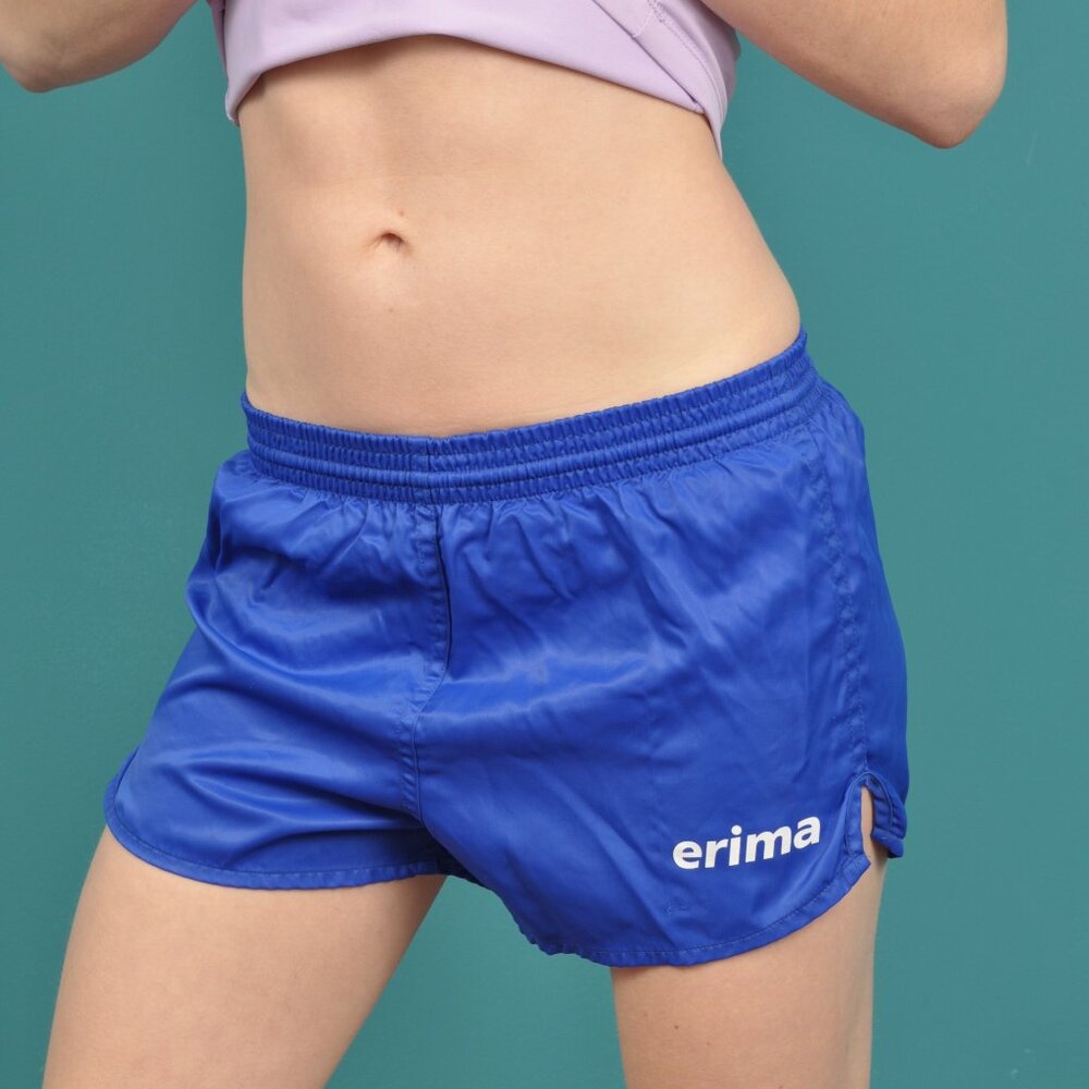 vintage 80's nylon Erima sprinter shorts